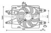 AVA QUALITY COOLING FT7557 Fan, radiator